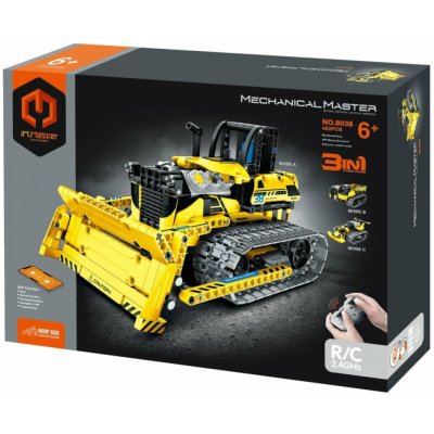 MECHANICAL MASTER - Stavebnice 3v1 R/C Stavební pásové stroje 452 ks – Zboží Živě