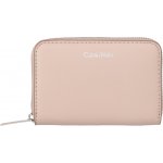 Calvin Klein Dámská peněženka FOIL LOGO MEDIUM ZIP AROUND Béžová – Hledejceny.cz