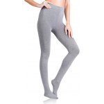 Bellinda Neprůhledné punčochové kalhoty FLEECE COTTON 100 DEN šedá – Zboží Dáma