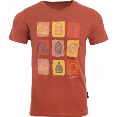 Alpine Pro NEWEC pánské triko oranžová – Zboží Mobilmania