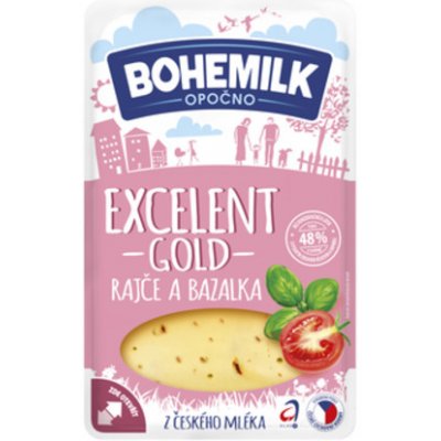 Bohemilk Excelent Gold 48% bazalka-rajče plátky 100 g – Sleviste.cz