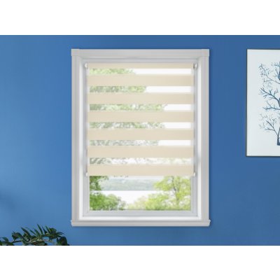 Fexi Roleta Den a noc, Shine zlatá, A 073 150x57 cm levá-bílá – Hledejceny.cz