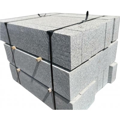 Slapaky OP7 obrubník tryskaný 12 x 25 x 80-120 cm žula 1 ks – Hledejceny.cz