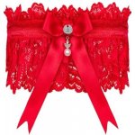 Podvazek Obsessive Amor Cherris, červená – Sleviste.cz