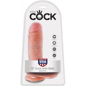 King Cock 8 Inch with Balls