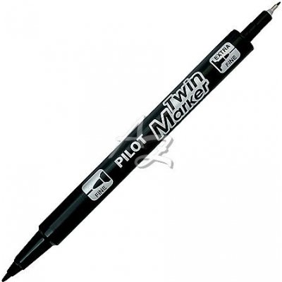 Pilot Twin Marker 4912-001 černý – Zboží Dáma