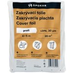 Zakrývací folie 4x5m LDPE 30my transparentní – Hledejceny.cz