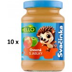 Hello ovocná přesnídávka s Jablky 10 x 190 g – Zboží Mobilmania