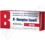 Zentiva B-Komplex Forte 20 tablet – Hledejceny.cz