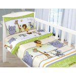 Veratex dětské povlečení bavlna Agáta Safari zelené 90 x 135 cm 45 x 60 cm – Hledejceny.cz