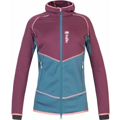 Rafiki dámská technická mikina Linya Crushed violets/tapestry fialová – Sleviste.cz