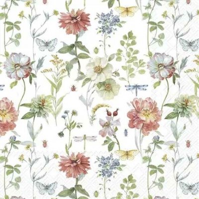 IHR Ideal Home Range ubrousek 33x33cm Květinové jaro – Zboží Mobilmania