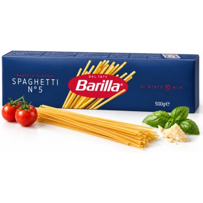 Barilla Spaghetti No.5 0,5 kg – Hledejceny.cz