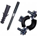 Objímka s gumou 38-43 mm 5/4" se šroubem a hmoždinkou – HobbyKompas.cz