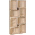 ČistéDřevo Dřevěné bedýnky II 70x140x24 cm – Zboží Dáma