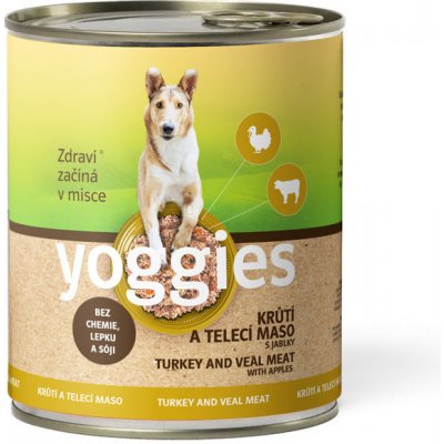 Yoggies Krůtí a Telecí maso s jablky 800 g – Zbozi.Blesk.cz