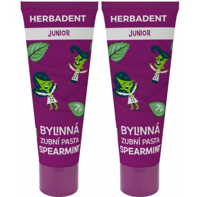 Herbadent JUNIOR Bylinná SPEARMINT 75 g – Zbozi.Blesk.cz