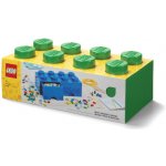 LEGO® úložný box s šuplíky 25 x 25 x 18 cm tmavě zelená – Hledejceny.cz