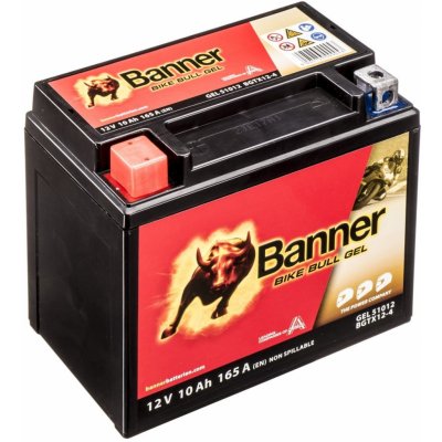 Motobaterie Banner Bike Bull 12V, YTX12-BS, 10Ah, 160A, AGM 150x87x131 GEL | Zboží Auto