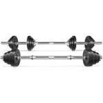 Hop-Sport Sada litinových činek 2x10kg s prodlouženým hřídelem – Zboží Mobilmania