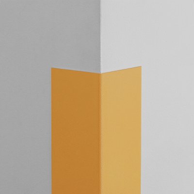 VMBal Plastová ochrana rohu LUX - MEDOVÁ - 50 x 50 mm x 1 m - standard – Zboží Mobilmania