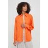 Dámská košile Calvin Klein s klasickým límcem K20K206777 oranžová