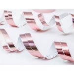 PartyDeco Serpentýny metalické růžově zlaté – Sleviste.cz