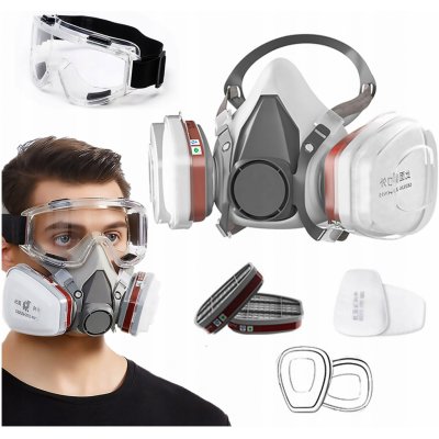 3M Polomaska Ochranná Maska Lakýrnická 6200 M – Zboží Dáma