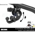 Tažné zařízení BMW 5-serie sedan 2016/11-2023/07 (G30), el. sklopné vč. 13pin EP, BRINK
