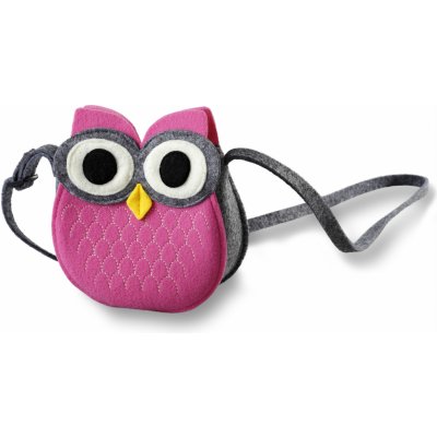 Wooline kabelka Sovička růžová – Zboží Dáma