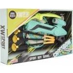 Teddies pistole kuše s lukem na přísavky plast 25cm + šípy 3ks v krabici – Hledejceny.cz