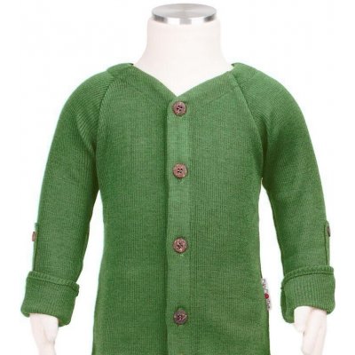 Manymonths kabátek merino Garden Moss Green ExplorerAdventurer – Zboží Mobilmania