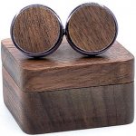 Gaira dřevěné manžetové knoflíčky 709119 světle hnědá – Zboží Dáma