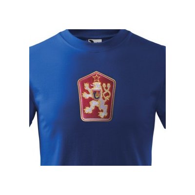 Retro tričko ČSSR modré – Zboží Mobilmania
