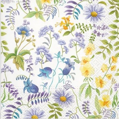 Ubrousek 33x33 cm Luční květiny – Zboží Dáma