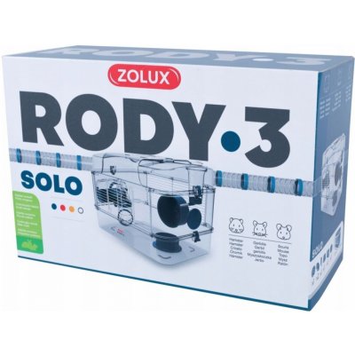 Zolux Rody 3 SOLO modrá 41 x27 x 28 cm – Zboží Mobilmania