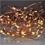 Solight vánoční řetěz měděný 100x mini LED 10m 3 x AA teplé světlo – Hledejceny.cz