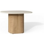 Tribu Seren čtvercový 58x58x39 cm, rám teak, deska keramika dekor marrone – Hledejceny.cz