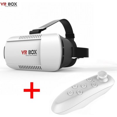 SES Virtuální brýle VR box + Bluetooth dálkový ovladač od 878 Kč -  Heureka.cz