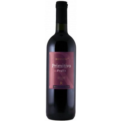 Rossini Primitivo Puglia 13,5% 0,75 l (holá láhev) – Zboží Dáma