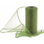 Organza 12cm/10y tmavě zelená 084 – Zboží Dáma