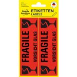 Avery Zweckform 3050 Varovné etikety 119 x 38 mm 10 ks jasně červené – Hledejceny.cz