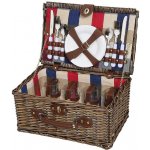 Cilio LENNO Piknikový koš pro 4 osoby proutěný tmavě hnědý – Zboží Dáma