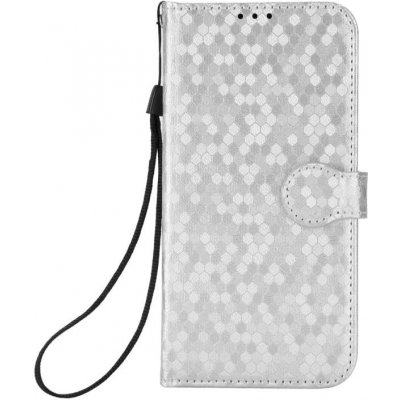 Pouzdro Honeycomb Dot Texture Case Sony Xperia 1 V stříbrné