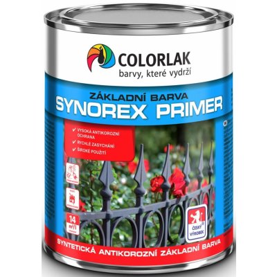 Colorlak SYNOREX PRIMER S 2000 Šedá 3,5L syntetická antikorozní základní barva – Hledejceny.cz