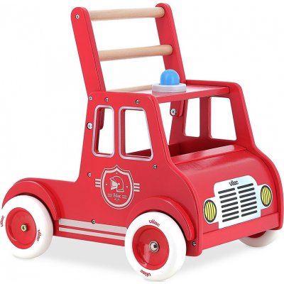 Bigjigs Dřevěný nákupní vozík Supermarket – Sleviste.cz