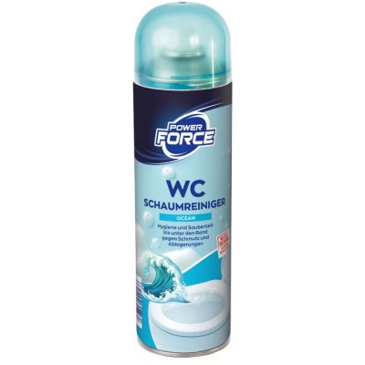 Power Force pěnový čistič WC ve spreji s vůní oceánu 500 ml – Zbozi.Blesk.cz