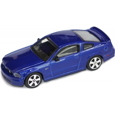 Bburago Ford Mustang GT metalíza modrá 1:43 – Zboží Mobilmania