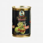 Franz Josef Kaiser Olivy zelené plněné pálivou paprikovou pastou 300 g – Zboží Dáma