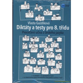 Diktáty a testy pro 8. třídu - Vlasta Gazdíková